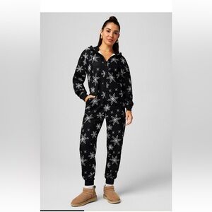 Fabletics Women Cozy Fleece Christmas onsie NWT XL